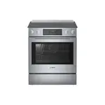 Bosch HEI8056U 30" 800 Series Slide-in Electric Range with 5 Elements, 4.6 cu. ft. Capacity, European Convection and Warming Drawer