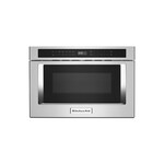 KitchenAid KMBD104GSS 24" Built-In Microwave Oven Drawer with 1.2 Cu. Ft. Capacity and Sensor Cook in Stainless Steel