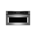 KitchenAid KMBP107ESS 27" Built-In Microwave Oven with 1.4 cu. ft. Capacity, Convection Cooking, Sensor Steam Cycle, Halogen Interior Light and Speed Cook (Stainless Steel)