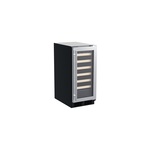 Marvel MLWC215SG01A 15 inch Single Zone Wine Cooler with 24 Bottle Capacity, Dynamic Cooling Technology, in Stainless Steel Frame Glass