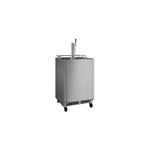 Marvel MOKR224SSA1A 24 inch Outdoor Single Tap Mobile Beer Dispenser with 5.7 cu. ft. Capacity, in Stainless Steel