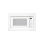 GE Profile PEB7227DLWW 25" Built In Sensor Microwave Oven with 2.2 cu. ft. Capacity, Weight and Time Defrost, Extra-Large 16" Turntable, and Control Lockout, in White