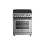 Beko PRIR34452SS 30" Pro-Style Electric Induction Range with  Induction Elements, 5.7 cu. ft. Oven Capacity, Twin Turbo Convection, Cooks Faster Using Less Oil, Faster Preheat Time, in Stainless Steel