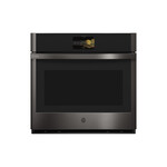 GE Profile PTS7000BNTS 30" Single Wall Oven with 5 cu. ft. Capacity, 7" Touch LCD Screen, Convection with Direct Air, Self-Clean with Steam Clean Option, in Black Stainless Steel