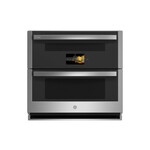 GE Profile PTS9200SNSS 30" Built-In Twin Flex Convection Wall Oven with 5 cu. ft. Capacity, WiFi Connect and True European Convection with Direct Air in Stainless Steel