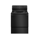 Hotpoint RBS160DMBB 30" Freestanding Electric Range with 4 Coil Elements, 5 cu. ft. Oven Capacity, Sensi-Temp Technology (Black)