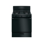 Hotpoint RGBS300DMBB 30" Freestanding Gas Range with 4 Sealed Burners, 4.8 cu. ft. Oven Capacity and Broiler Drawer (Black)