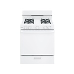 Hotpoint RGBS300DMWW 30" Freestanding Gas Range with 4 Sealed Burners, 4.8 cu. ft. Oven Capacity and Broiler Drawer (White)