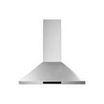 Sharp SHC3062FS 30 inch Wall Mount Chimney Range Hood with 600 CFM, LED Task Lighting, 15 Minute Delay Off Timer, Dishwasher Safe Mesh Grease Filters, in Stainless Steel