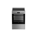 Beko SLER24410SS 24" Slide-In Electric Range with 4 Elements, 2.51 cu. ft. Oven Capacity, True European Convection, Large Interior Capacity, Faster Preheat Time, in Stainless Steel