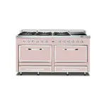 Viking TVDR6616IBH Tuscany Series 66" Dual Fuel Range with 6 Sealed Burners and 2 Induction Elements, and 7.6 cu. ft. Oven Capacity (Blush)