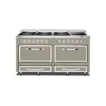 Viking TVDR6616INA Tuscany Series 66" Dual Fuel Range with 6 Sealed Burners and 2 Induction Elements, and 7.6 cu. ft. Oven Capacity (Nantucket)