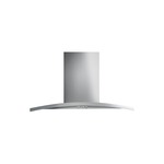 GE UVW7301SWSS 30" Curved Designer Wall Mount Range Hood with 450 CFM, 4 Speeds, LED Lighting and Dishwasher Safe Filter in Stainless Steel