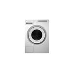 Asko W2084W 24" Front Load Washer with 15 Wash Cycles, Water Level Sensor, 2.1 cu. ft Capacity, Stainless Steel Drum, LCD Display, Lockable Control Panel in White