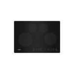 Whirlpool WCI55US0JB 30" Induction Cooktop with 4 Induction Elements, 3000 Watts Heating Power, Control Lock Mode, Pan Detection, Keep Warm (Black)