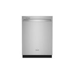 Whirlpool WDT740SALZ 24 inch Built-In Dishwasher with 12 Place Setting, High Temperature Wash Option, Cycle Status Indicator, 5 Wash Cycles (Fingerprint Resistant Stainless Steel)