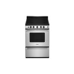 Whirlpool WFE500M4HS 24" Electric Range with 4 Radiant Elements, 3 cu. ft. Oven Capacity, Hot Oven Indicator Light, Upswept SpillGuard™ Cooktop in Stainless Steel