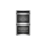 Beko WOD30100SS 30" Electric Double Wall Oven with Upper Wall Oven with 5.7 cu. ft. and Lower Wall Oven 5.7 cu. ft. Capacity, 11.4 cu. ft. Capacity, Twin Turbo Convection, AirFry, Faster Preheat Time, in Stainless Steel