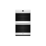 Whirlpool WOED5027LW 27" Double Wall Oven with 8.6 cu. ft. Oven Capacity, Air Fry Mode, Keep Warm Setting, Convect Boil, Adjustable Self-Clean Cycle, Assisted Cook (White)