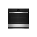 Whirlpool WOES5030LZ 30" Smart Wall Oven with 5 cu. ft. Oven Capacity, Air Fry Mode, Adjustable Self-Clean Cycle, Convect Broil, Keep Warm™ Setting, Frozen Bake™ Technology (Fingerprint Resistant Stainless Steel)