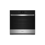 Whirlpool WOES7030PZ 30" Smart Single Wall Oven with 5 cu. ft. Oven Capacity, Air Fry Mode, Adjustable Self-Clean Option, Convect Bake, Assisted Cooking, Remote Start (Fingerprint Resistant Stainless Steel)