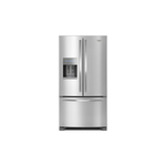 Whirlpool WRF555SDFZ 36" French Door Refrigerator with 25 cu. ft. Capacity, Two-Tier Freezer Storage, Adjustable Gallon Door Bins, Spillproof Shelves