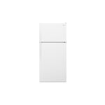 Whirlpool WRT104TFDW 28" Top Freezer Refrigerator with 14.3 cu. ft. Storage Capacity, Freezer Temperature Control, Humidity-Controlled Crispers, Dairy Bin (White on White)