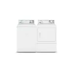 Speed Queen Light Commercial Top Load Laundry Pair with TV2000WN 26 inch Washer and DV2000WE 27 inch Electric Dryer