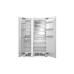 Bertazzoni Built-in Column Package with REF30RCBPNV 30 inch Refrigerator and REF18FCBIPLV 18 inch Column Freezer (Panel Ready), 2 Handle Kits required