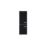 iio ALBR1372BL 24 inch RM1 Retro-Mod Frost Free Bottom Freezer Refrigerator with 11 cu. ft. Capacity, Multi-Flow Cooling, Energy Star (Black, Left Hinge)