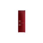 iio ALBR1372RR 24 inch RM1 Retro-Mod Frost Free Bottom Freezer Refrigerator with 11 cu. ft. Capacity, Multi-Flow Cooling, Energy Star (Wine Red, Right Hinge)