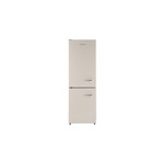 iio ALBR1372WL 24 inch RM1 Retro-Mod Frost Free Bottom Freezer Refrigerator with 11 cu. ft. Capacity, Multi-Flow Cooling, Energy Star (Cream, Left Hinge)