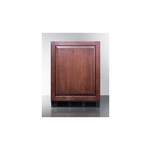 Summit AR5BIFLHD 24 inch Compact Refrigerator with 5.5 cu. ft. Capacity, ADA Compliant, Wine Shelf, in Panel Ready (Left Hinge)