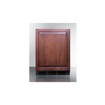 Summit AR5BIF 24 inch Compact Refrigerator with 5.5 cu. ft. Capacity, ADA Compliant, Wine Shelf, in Panel Ready (Right Hinge)