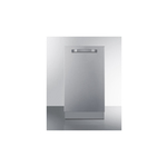 Summit DW185SSADA 18 inch ADA Compliant Built-In Dishwasher with 8 Place Settings, 8 Cycles, Sanitize Setting and Delay Start in Stainless Steel