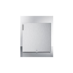 AccuCold FS24LCSS 19 inch Compact Freezer with 1.4 cu. ft. Capacity, Factory Installed Lock, Adjustable Thermostat in Stainless steel