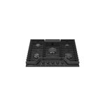 Frigidaire GCCG3048AB 30 Inch Gallery Series Gas Cooktop with 5 Sealed Burners, 18000 BTU Heating Power, Backlit LED Knobs, Quick Preheat, Cast Iron Grate (Black)