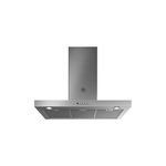 Bertazzoni KT36XT Professional Series 36 inch T-Shape Wall Mount Range Hood with 600 CFM, ADA Compliant Remote Control, Mesh Filters and LED Lights (Stainless Steel)