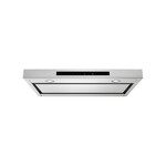 KitchenAid KVUB400GSS 30 inch Low Profile Under Cabinet Range Hood with 400 CFM, Perimeter Ventilation and LED Lighting in Stainless Steel