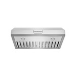 KitchenAid KVUC600KSS 30 inch Commercial-Style Under Cabinet Range Hood with 585 CFM, Stainless Steel Baffle Filters and LED Lighting in Stainless Steel