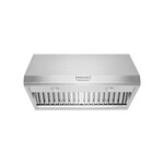 KitchenAid KVWC906KSS 36 inch Commercial-Style Wall-Mount Canopy Range Hood with Four Speeds, Stainless Steel Baffle Filters and LED Lighting in Stainless Steel