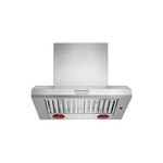 KitchenAid KVWC956KSS 36 inch Commercial-Style Wall-Mount Chimney Range Hood with Four Speeds, Stainless Steel Baffle Filters and LED Lighting in Stainless Steel