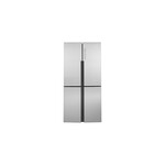 Haier QHE16HYPFS 33 Inch Counter Depth French Door Refrigerator with 16.8 cu. ft. Storage Capacity, Humidity Control System, Freezer Drawers in Stainless Steel