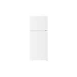 Impecca RA2150WD2 28 inch Top Freezer Refrigerator with 14.8 cu. ft. Capacity, 3 Glass Shelves, Crisper, LED Lighting and Door Bins (White)