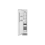 Bertazzoni REF18FCIPRL23 18 inch Built-In Freezer Column with 8.2 cu. ft. Total Capacity, Automatic Ice Maker, White Aluminum Interior, LED Lighting, Digital Touch Control Interface, Sabbath Mode, in Panel Ready (Left Hinge)