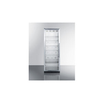 Summit SCR1401LHCSS 24 inch Beverage Center with 12.6 cu. ft. Capacity, Commercially Listed, Factory Installed Lock, in Stainless Steel