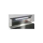 Sirius SUDD2LTC 36 inch Downdraft Hood with Touch Control Panel, 4 Speed, Timer, LED Lighting (Blower Not Included) (Stainless Steel with Black Glass)