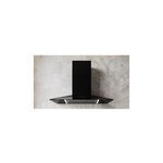 Sirius SUTC97B36 36 inch Wall Mount Chimney Style Hood with 600 CFM Blower, LED Lights, Delay Off and Stainless Steel Mesh Filter (Black)