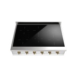 ILVE UHCPI366NSSG Nostalgie II 36 inch Built-In Induction Rangetop, in Stainless Steel