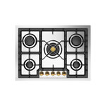 ILVE UHCPT75NSSGLP Nostalgie II 30 inch Built-In Gas Cooktop with 5 Burners, in Stainless Steel  (Liquid Propane)